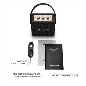 Boxa portabila Marshall Stockwell III - Sunet stereo 360, rezistenta la apa, negru si brass - Img 10