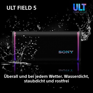 Boxa portabila Sony ULT Field 5, 25 ore autonomie, impermeabila, neagra - Img 8