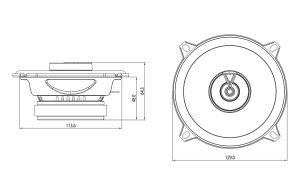 Boxe auto JBL Club 522F 13 cm 135W sunet clar si bass puternic - Img 6