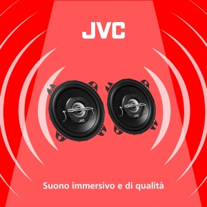 Boxe auto JVC CS-J420X 10 cm 2 cai Negru - Img 2