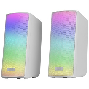 Boxe Bluetooth Mars Gaming MSRGB2, 15W, RGB, Alb - Img 6