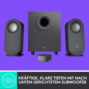 Boxe Logitech Z407 cu Subwoofer, 80W, Bluetooth, Graphit - Img 3