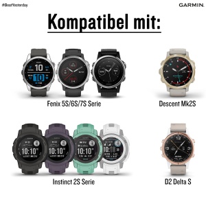 Bratara Garmin Quickfit 20mm din silicon, compatibila cu Fenix, Instinct, Descent - Img 5