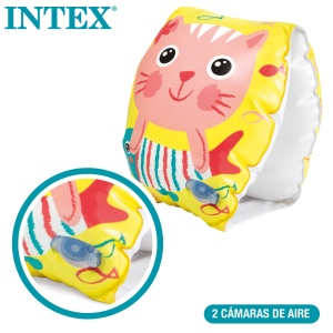Bratari Intex Happy Kitten, 20 cm x 15 cm, 2 camere de aer, pentru copii - Img 3