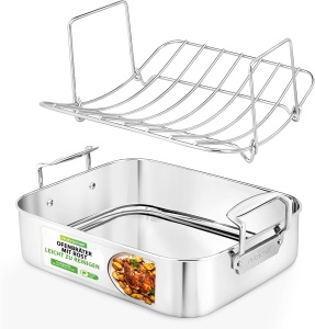 Brater NutriChef 38x29.5cm, inox, capacitate 10.8kg, rezistent la temperaturi de pana la 450C