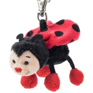 Breloc Plush Schaffer 3161 - Marienkafer Bolle, Culoare Rosie, Material Moale