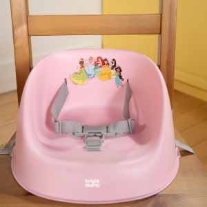 Bright Starts Disney Princess My Spot Sitzerhohung Roz 3-Puncte Ghidaj Siguranta - Img 5