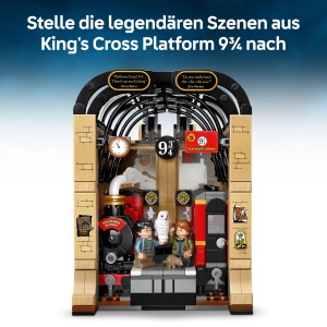 Bucatareasa LEGO Harry Potter Hogwarts Express - Set cu 832 piese, 4 figurine - Img 3