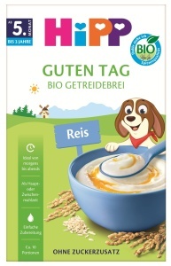 Bucatarie Bio - HiPP Guten Tag Cereale Orez, 7x200g, Ideal de la 5 luni