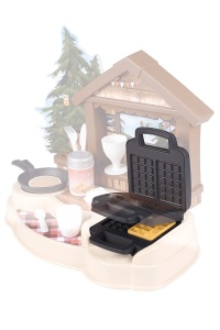 Bucatarie de jucarie Smoby Gourmand Chalet Huttentzauber cu accesorii, 35.5 x 28.6 x 28.5 cm - Img 5