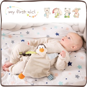 Buclea de Pinguin NICI I am the Boss 25x25 cm - Jucarie pentru bebelusi - Img 6