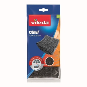 Burete Vileda Glitzi Power INOX Curatare Eficienta Set 2 Bucati