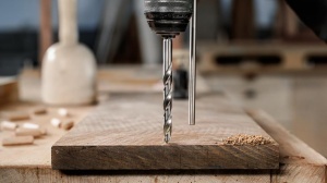 Burghiu pentru lemn PRO Wood HSS Brad Point 8mm x 117mm HEX - Img 5