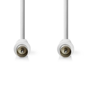 Cablaj Coaxial NEDIS 3m Dublu Ecranat Alb - Img 2