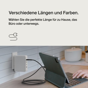 Cablu de incarcare USB-C Belkin BoostCharge, 240 W, 1 m, Negru - Img 5