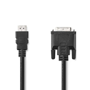 Cablu HDMI NEDIS 3m DVI-D 241-Pin 1080p Negru - Img 2