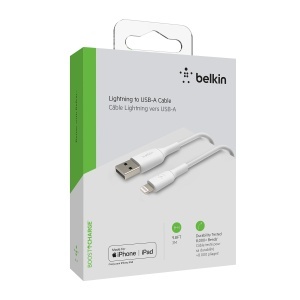 Cablu Lightning Belkin MFi 3m pentru iPhone, iPad, AirPods, Alb - Img 7