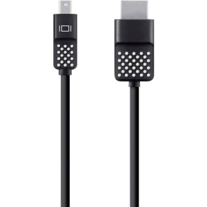 Cablu Mini DisplayPort la HDMI Belkin F2CD080BT06, 1.8m, 4K, Negru