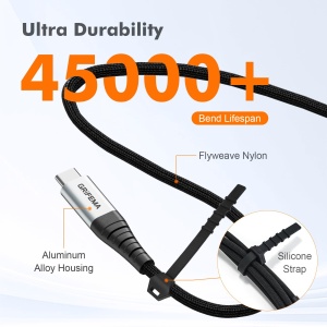 Cablu USB C GRIFEMA 2m, 100W, pentru incarcarea rapida - Img 3