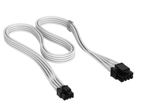 Cabluri de alimentare CORSAIR Elite Premium Tip 5, Alb, cu umplutura Paracord