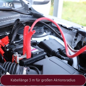Cabluri de pornire auto AEG Alu-Tec 1224V 2x3m cu tehnologie cupru-aluminiu - Img 8