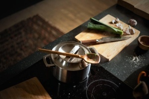 Cacerola din otel inoxidabil Fiskars Norden, 3 l, cu capac - Img 4