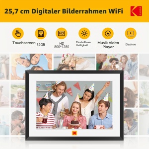Cadru foto digital Kodak 10,1 inch WiFi, 32GB, touchscreen 1280x800 - Img 4