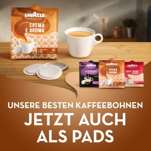 Cafea Lavazza Crema E Aroma, 18 Pads, Gust Cremig si Aromatic, Rostrire Medie - Img 2