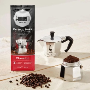 Cafea Macinata Bialetti Perfetto Moka Classico, 250g, Aroma de Haselnute si Fructe Uscate - Img 4