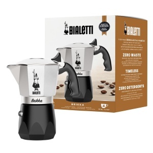 Cafetiera Bialetti New Brikka 4 Cesti Aluminiu Rosu