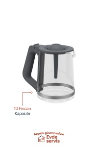 Cafetiera cu filtru Grundig KM 7340 1150W 125L Functie Aromatica Dark Inox - Img 8