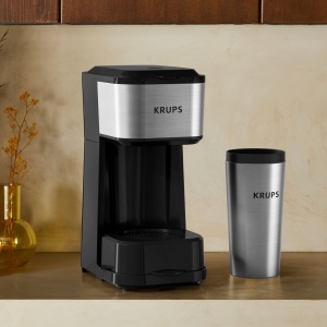 Cafetiera Krups Simply Brew KM207D 3 in 1 Glaskaraffe termorezistenta Cana de voiaj din inox - Img 3