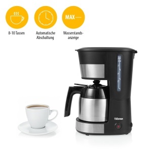 Cafetiera Tristar CM-1283, 8-10 cesti, 900W, cana termica, BPA-free - Img 5