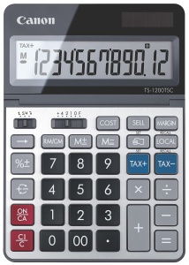 Calculator de birou Canon TS1200TSC, 12 cifre, grinegru, display pliabil