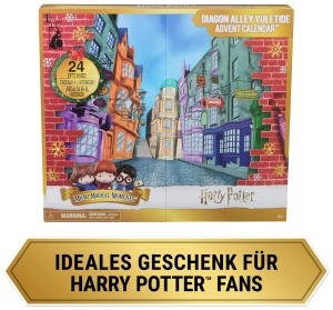Calendar de Advent Harry Potter Weihnachtszeit in der Winkelgasse cu 24 surprize, 15 figurine si 9 accesorii - Img 5