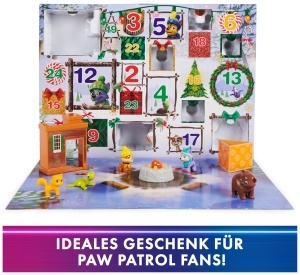 Calendar de Advent PAW Patrol 2023 - 24 surprize, 7 figurine, accesorii, pentru copii peste 3 ani - Img 2