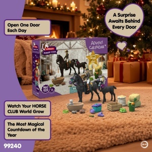 Calendare de Advent Schleich HORSE CLUB 2026 - 32 Piese, Araber Stute si Fohal - Img 4