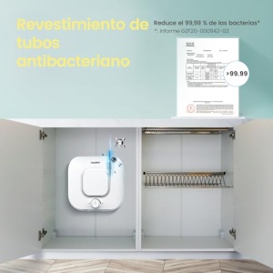 Calentator de apa electric COMFEE D15-20VEU(W)-FR, 15 litri, sub chiuveta, compact - Img 3