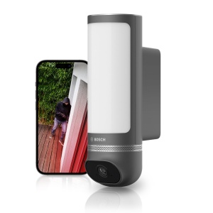 Camera de supraveghere exterioara Bosch Smart Home Eyes II, 1080p Full HD, cu alarma si lumina, antracit - Img 4