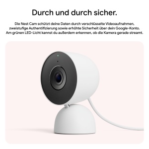 Camera de supraveghere Google Nest Cam Indoor 3rd Gen, 2K, Snow, cu cablu - Img 7