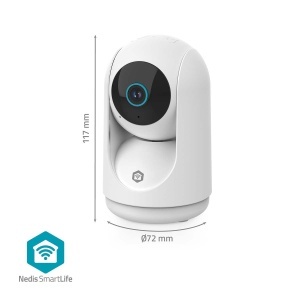 Camera de supraveghere Nedis WIFICI23CWT 3MP HD, noapte, alb - Img 3
