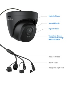 Camera de supraveghere Reolink RLC-820A-B 4K PoE cu detectie oameni si vehicule - Img 7