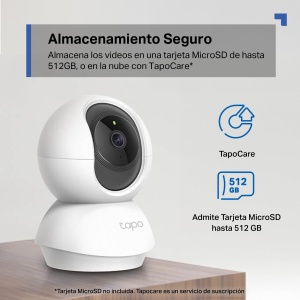 Camera de supraveghere Tapo C21A 2K 3MP vedere nocturna audio bidirectional miscare 360deg - Img 7
