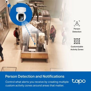 Camera de supraveghere TP-Link Tapo C202 360deg 1080P HD Detectare miscare Audio bidirectional - Img 7