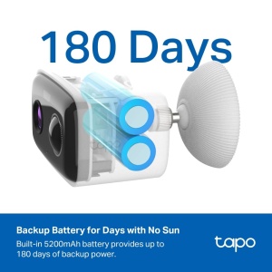 Camera de supraveghere wireless TP-Link Tapo C400 KIT 1080p Solar Night Vision IP65 - Img 3