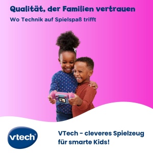 Camera digitala pentru copii VTech KidiZoom Kid 4 roz, 2.0 MP, 4x zoom - Img 6
