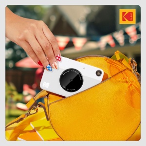 Camera instantanee Kodak Printomatic, 5MP, design compact, gri - Img 6
