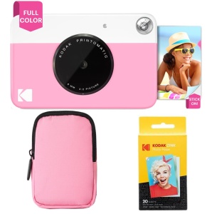 Camera instantanee KODAK Printomatic, 5MP, design compact, roz
