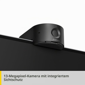 Camera video Jabra PanaCast 20 4K - Webcam cu inteligenta artificiala, zoom inteligent, optimizare lumina - Img 3