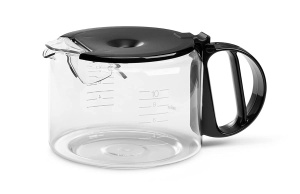 Cana de cafea Braun BRSC010, capacitate 10 cani, sticla, neagra